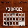 تحميل فرش فوتوشوب الالوان الخشبية Wood Brushes