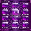 Violet Geometry Theme for Symbian S60 3rd Edition