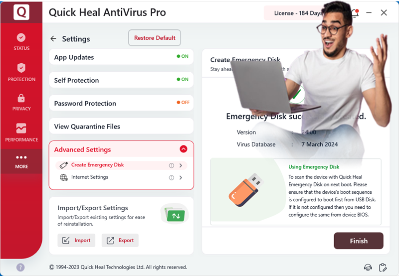 برنامج Quick Heal Antivirus Pro