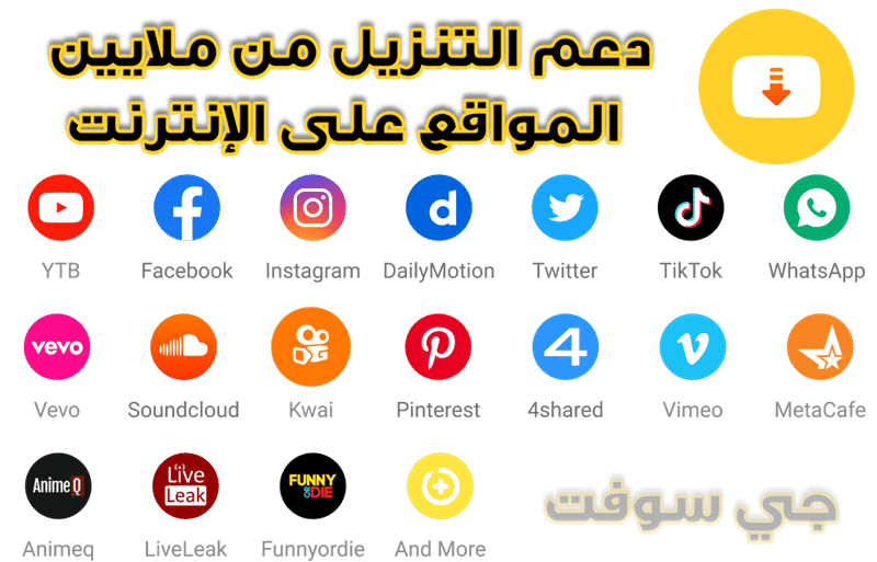 تنزيل فيديو يوتيوب من اي موقع